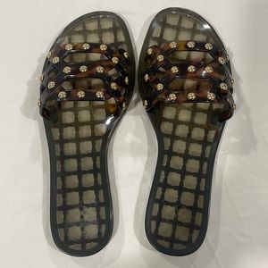 Vince Camuto Carron Tortoise Jelly Slides